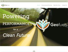 Tablet Screenshot of geofuels.com